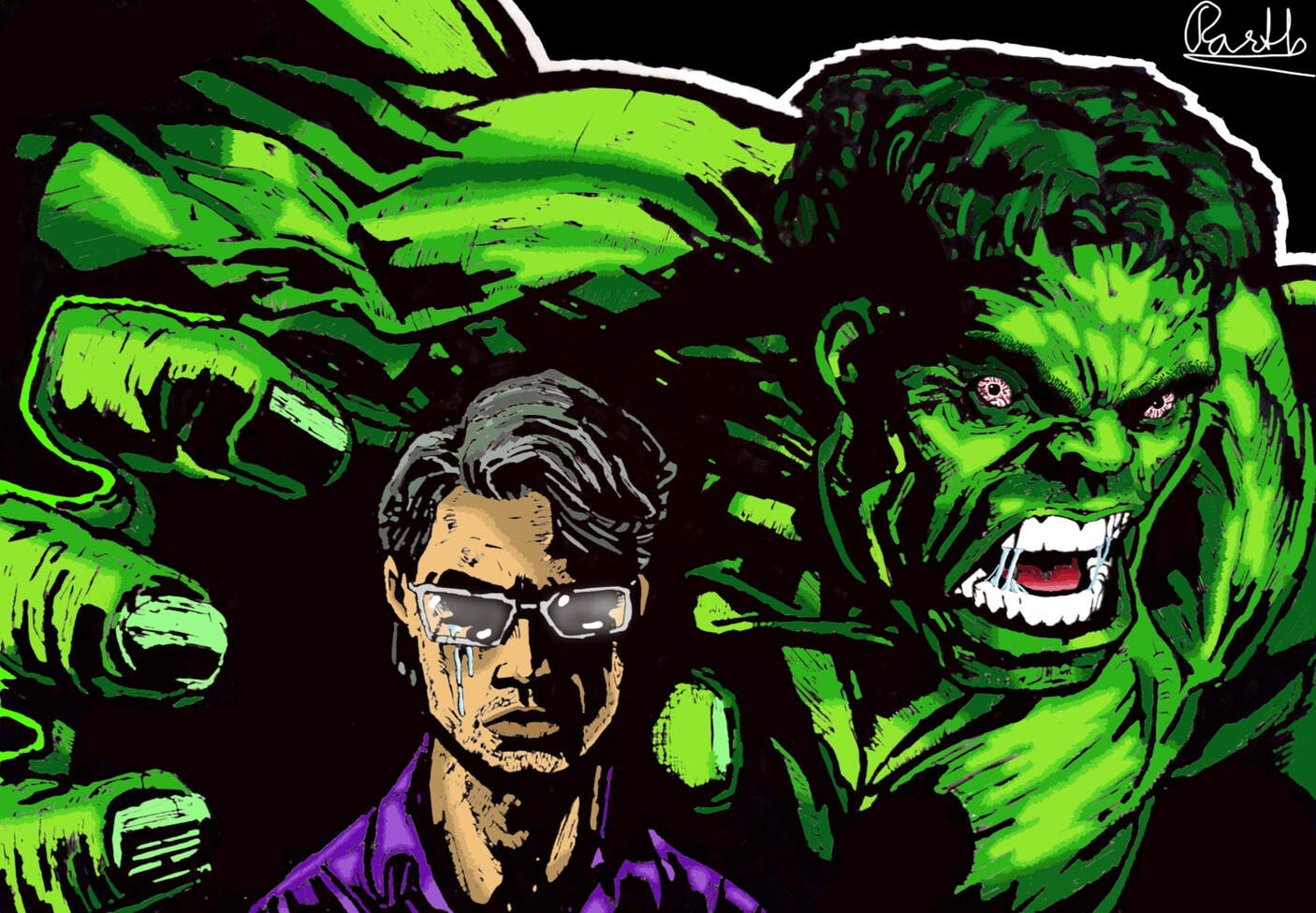 Bruce Banner X Hulk